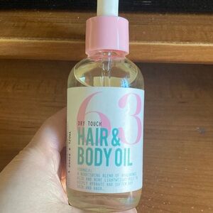 63 Dry Touch Hair & Body Oil - Pink Cap